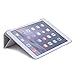 iPad Air 2 Case,THZY iPad Air 2 Smart Cover+Transparent Back Cover Apple iPad Air 2 (iPad 6) 2014 Model Ultra Slim Lightweight Stand with Smart Cover Auto Wake/Sleep (Silver Grey)