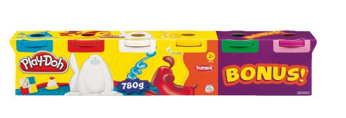 Play-Doh 23565148 - 6er Pack Grundfarben, Bonus