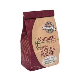 Namaste Foods Waffle And Pancake Mix, 24-Ounce (Pack of 6) by Namaste Foods