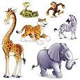 Jungle Animal Props Party Accessory (1 count) (6/Pkg)