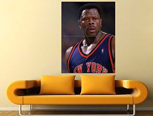 XV2671 Patrick Ewing New York Knicks Retro Basketball Sport HUGE GIANT Wall Print POSTER