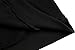 AOVCL Women's Floral Printed Long Sleeve Hooded Pullover Hoodies Sweatshirt (Tag M, Black)