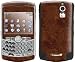Dark Burlwood Design Protective Skin Decal Faceplate for Blackberry Curve 8300/ 8310/ 8320 Cell Phones