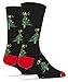 ooohyeah Men’s Holiday Novelty Christmas Trees Crew Socks, Crazy Funny Dress Socks Stocking Stuffer Gift, O Tannenbaum