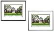 University of Delaware Undergrad Framed Collegiate Campus Lithograph