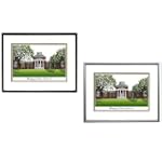 University of Delaware Undergrad Framed Collegiate Campus Lithograph