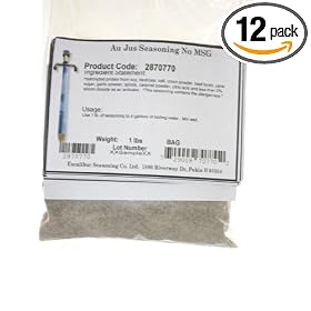Excalibur Au Jus Seasoning, No MSG, 16-Ounce Units (Pack of 12) by Excalibur