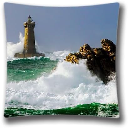 Sweety Heart Fantastic DIY Design Home Decorative Custom Lighthouse Pillow Case (two sides),SDI