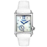 Triumph Motorcycles 5022-02 Women's Swarovski Crystal White Leather Watch