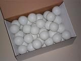 72 Tischtennisbälle 38mm ohne Aufdruck weiß stabiles Material