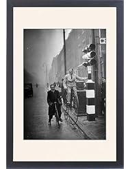 Home: Framed Print of Penny Farthing at the Traffic Lights - Fine Art Storehouse
