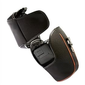 Sac toujours pr�t CB-700 en nylon noir pour Sony Alpha A700 A550 A500 etc. - Semi Soft Case - remplace l'�tui Sony LCS-AMLC3
