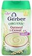 Gerber Organic Oatmeal Baby Cereal, 8 Ounce (Pack of 6)