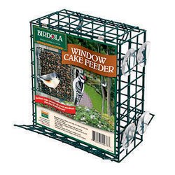 Birdola Large Cake Feeder with Fold-Down Perches for Wild Birds by Birdola