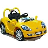 FERNBEDIENBARES MP3 Cabriolet Elektro Kinder Auto Kinderfahrzeug Elektroauto Kinderauto GELBvon "crooza"