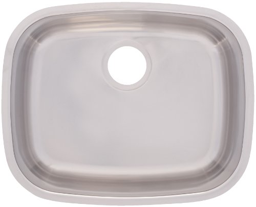 FrankeUSA USBSK800-18 Single Bowl Stainless Steel 21x17in. Undermount Sink
