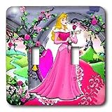 Kids Stuff - Beautiful Princess - Light Switch Covers - double toggle switch