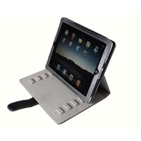 Gilsson PU Leather Multi-Angle Adjustable Stand/Carrying Case for Apple iPad 3G WiFi, Black