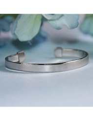 Childrens Jewelry Child Stainless Steel Cuff Engravable Bracelet. Keepsake Great for Baptism or Christening. Perfect for Engraving It Is Stunning.