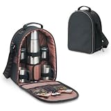 Coffee Tea Picnic Backpack Java Express Set for 2 by Picnic Time