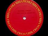Sweet, Rachel And Then He Kissed Me LP Columbia ARC37077 M 1981 record only in inner sleeve, NO SLEEVE