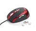 Verbatim Rapier V2 8 Tasten USB Laser Gaming Maus schnurgebunden 3200dpi schwarz-rot zzgl. 2 USB Verlängerungskabel A/A 1m