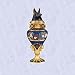 Egyptian Anubis Ceramic Urn with lid