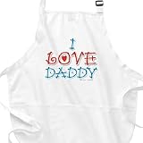 I Love Daddy 3 - Just for Kids BBQ Apron