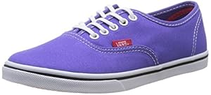 Vans Unisex Authentic Lo Pro (Pop) Purple Iris/Rose Red Sneaker Men's 9, Women's 10.5 Medium