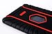 Honeycase Extreme-Duty Military Transformer Hybrid Shockproof & Drop Resistance Anti-slip Soft Silicone Case Cover for iPad Mini (Black)
