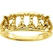 14K Yellow Gold Mother's Ring - 5 Gemstone -- YOU CHOOSE THE COLORS!