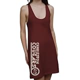 NCAA Charleston Cougars Ladies Retro Junior's Racerback Dress - Maroon