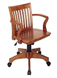 Deluxe Wood Bankers Chair with Wood Seat By Office Star
