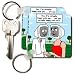 Londons Times Funny Relationships Cartoons - Virtual Reality - Key Chains