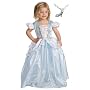Cinderella Princess Costume with Wondercharms Necklace - size MEDIUM (3-5)