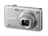 Panasonic LUMIX DMC-FS30EG-S Digitalkamera (14 Megapixel, 8-fach opt. Zoom, 6,86 cm Display, Bildstabilisator) silber - 