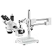 7x-45x Trinocular Stereo Zoom Microscope +3D Boom Stand