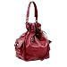 Sac portés épaule Hobo - SEADY rouge signé BACCINI - Besace en cuir