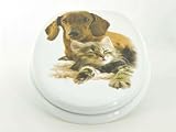 Aniba ABTD023 Toilettendeckel / WC Sitz Hund