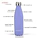 AOMERLY Double Walled Vacuum Insulated Stainless Steel Sport Water Bottle BPA Free - Lavender