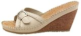 Hush Puppies Womens Impetuous Wedge Mule Beige