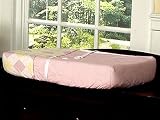 Pink and Yellow Argyle Changing Pad Cover by JoJo Designs