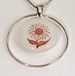 Hoop Pendant: Flower