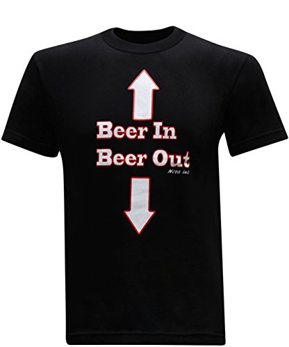 Beer In Beer Out Men's Alcohol Beer Cocktail Funny T-Shirt