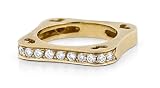 Square Ring with Diamonds across top
