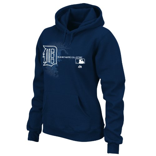 MLB Detroit Tigers Authentic Collection Change Up Hooded Perfect Fleece Pullover Women's