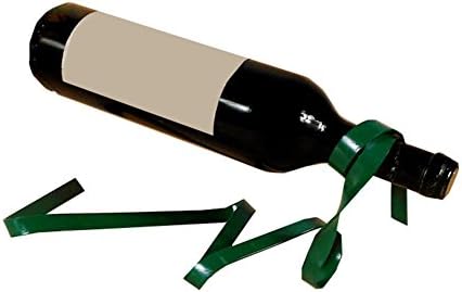 iHomie Creative Wine Bottle Holder, Magic Rope for Floating Illusion Rack Stand Balances, 6 Colors for Choice (Green)