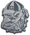 Georgia Bulldogs Metal Auto Emblem