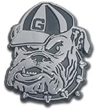 Georgia Bulldogs Metal Auto Emblem