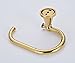 Rozin Gold Finish Wall Mounted Towel Hook Bath Towel Ring Hanger
